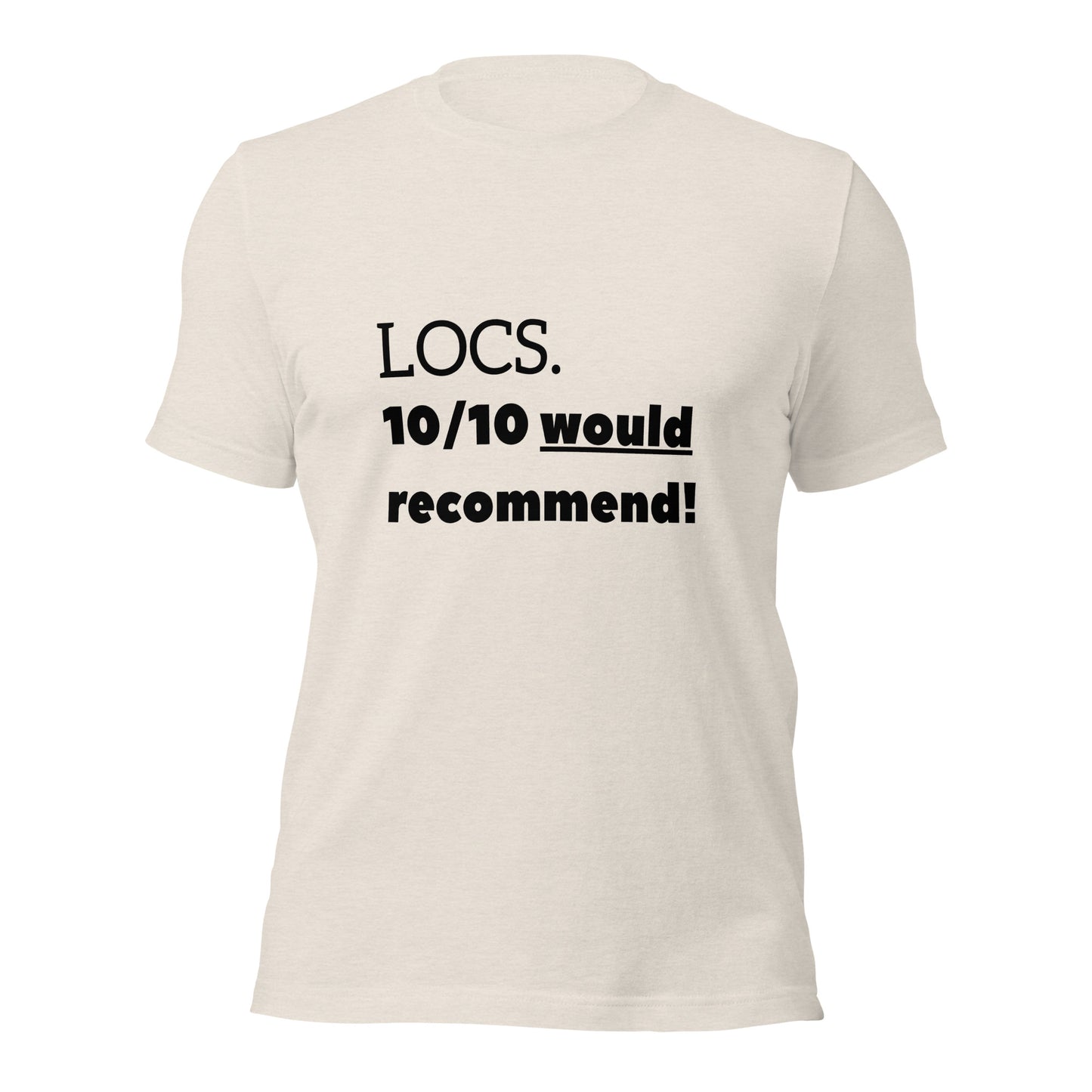 LOCS. 10/10 would recommend Tee (blk Ink)