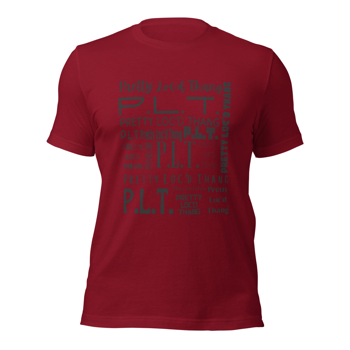 Pretty Loc'd Thang (P.L.T.) T-shirt (Black Ink)
