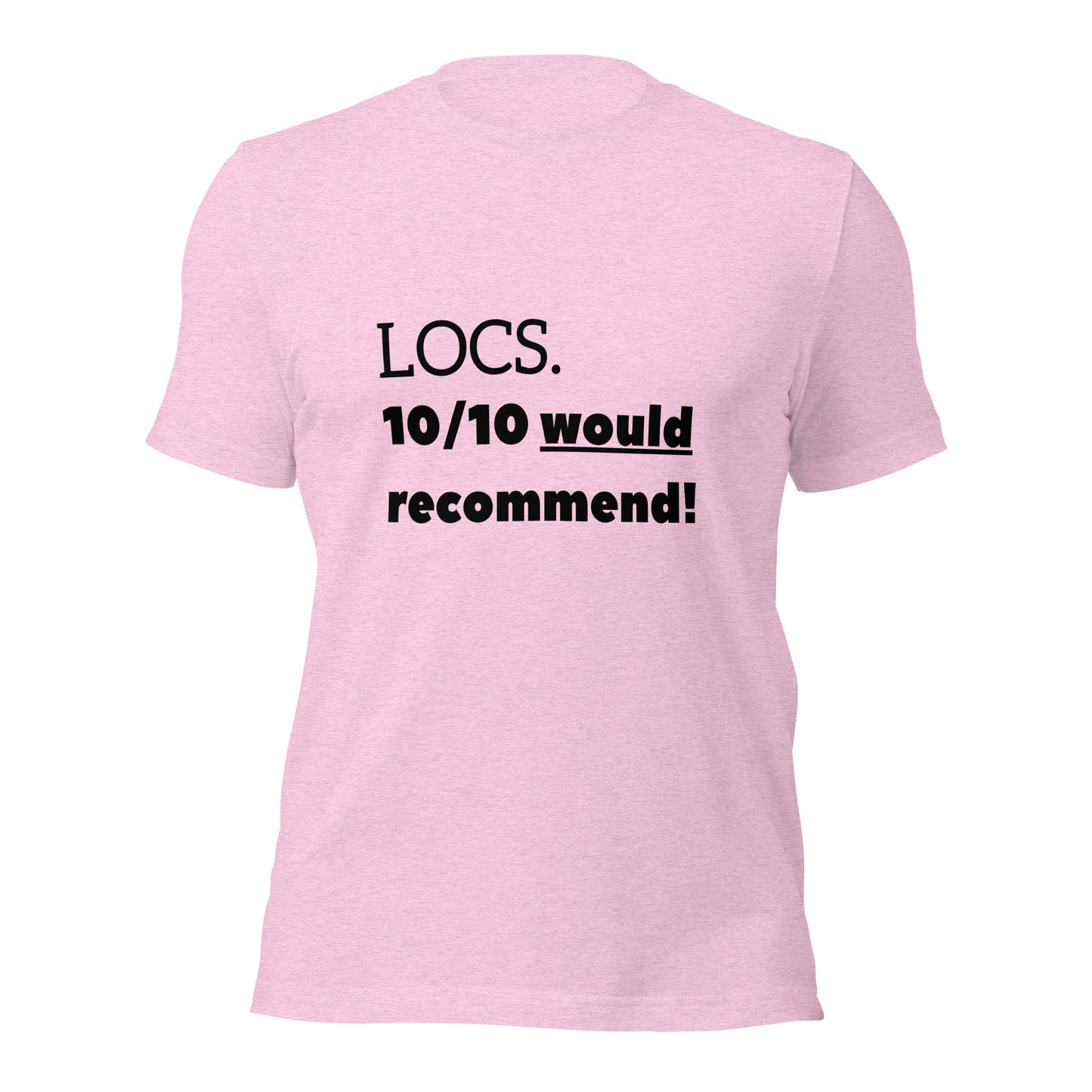 LOCS. 10/10 would recommend Tee (blk Ink)