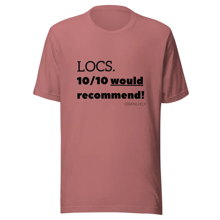 LOCS. 10/10 would recommend Tee (blk Ink)