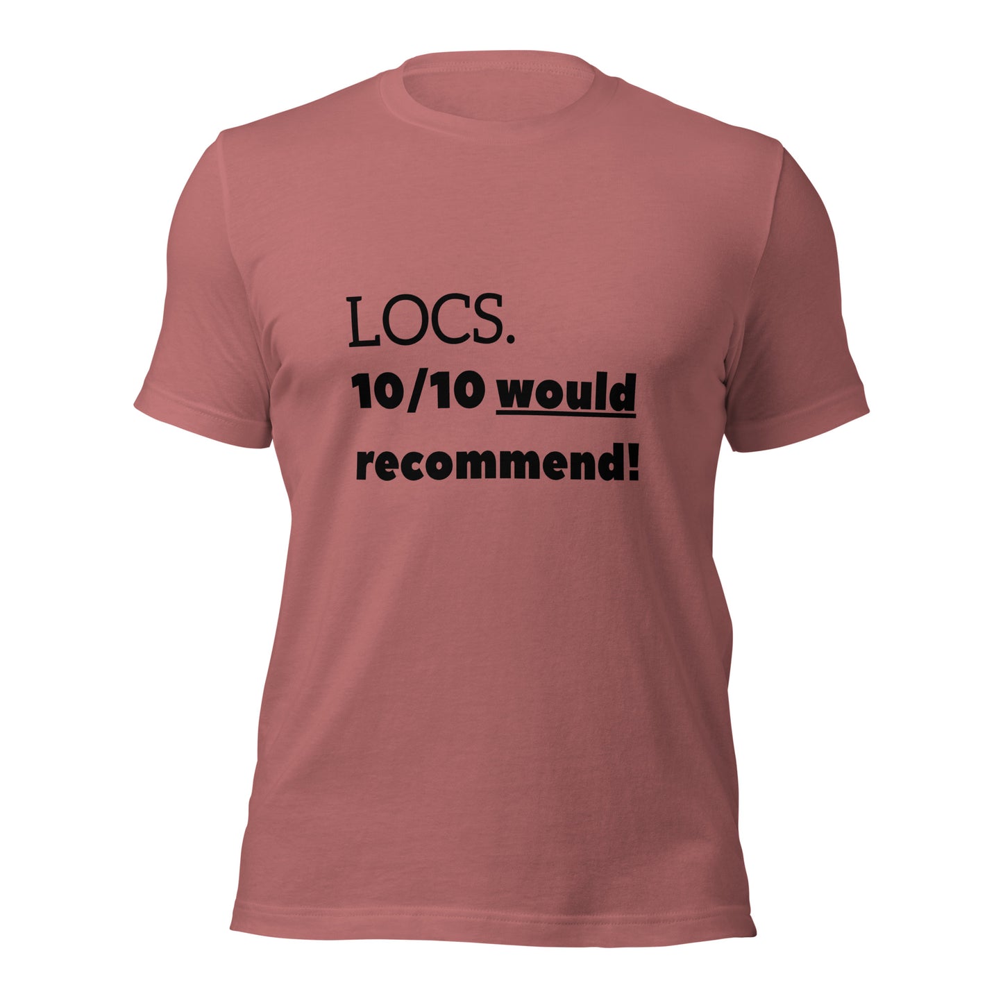 LOCS. 10/10 would recommend Tee (blk Ink)