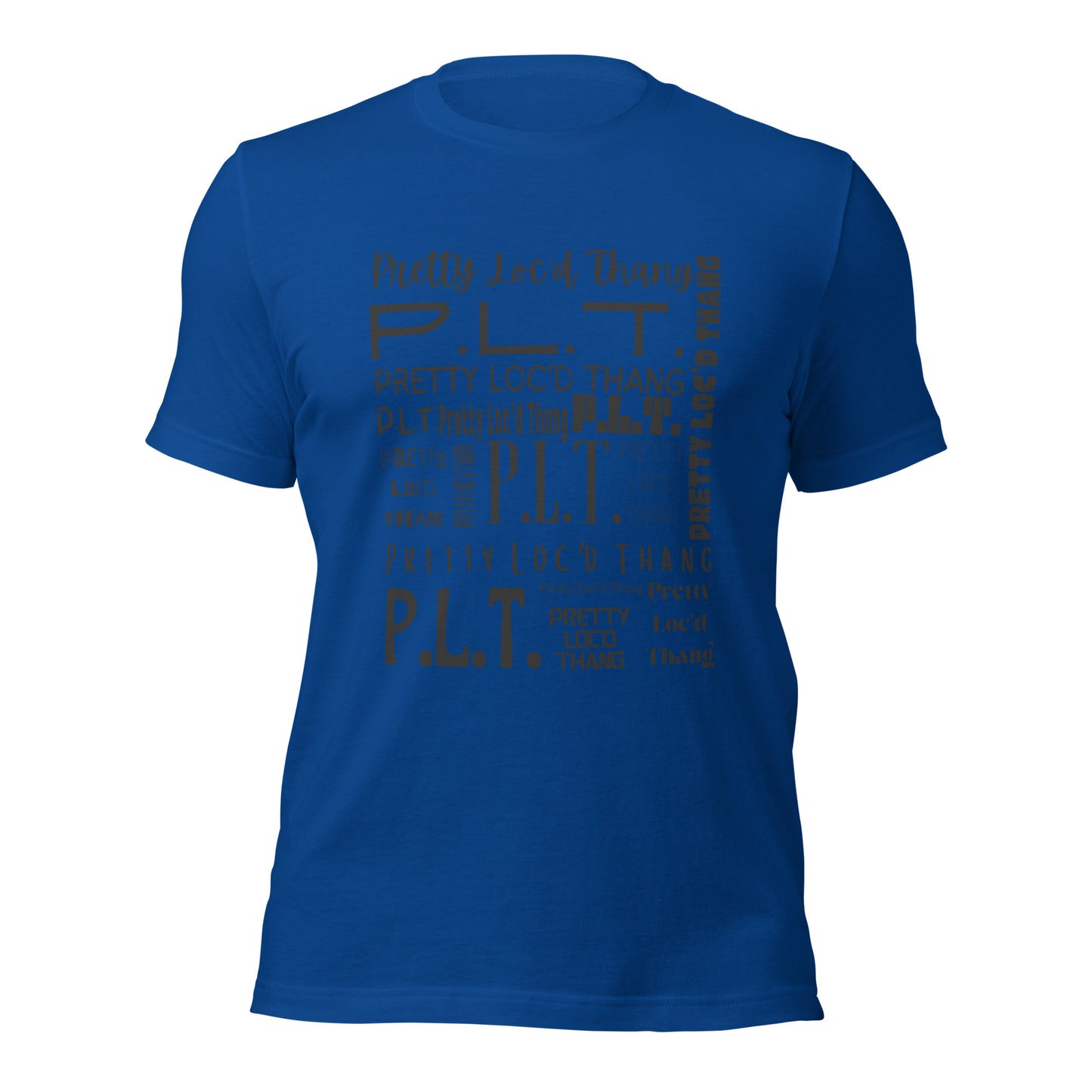 Pretty Loc'd Thang (P.L.T.) T-shirt (Black Ink)