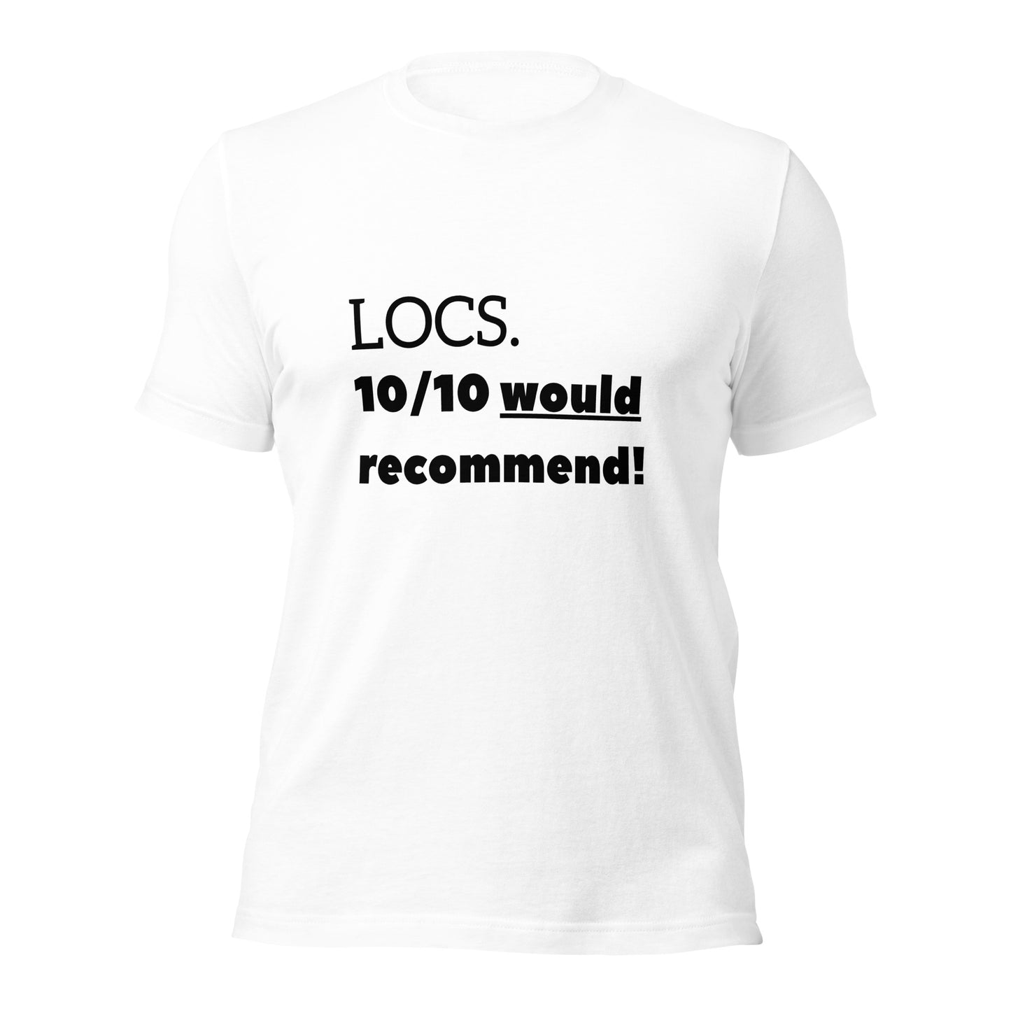 LOCS. 10/10 would recommend Tee (blk Ink)
